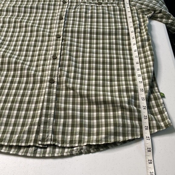 Alpine Design Tech Series Plaid Short Sleeve Button Down Shirt Mesh Hiking - Picture 13 of 15